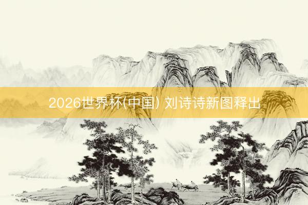 2026世界杯(中国) 刘诗诗新图释出