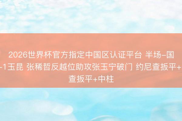 2026世界杯官方指定中国区认证平台 半场-国安1-1玉昆 张稀哲反越位助攻张玉宁破门 约尼查扳平+中柱